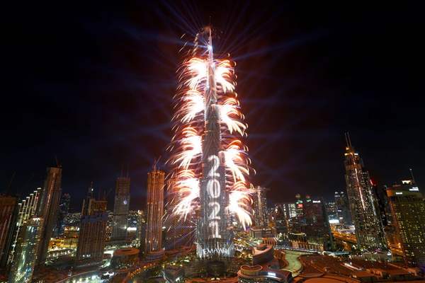 استقبال از  2021 در سراسر جهان (تصاویر)