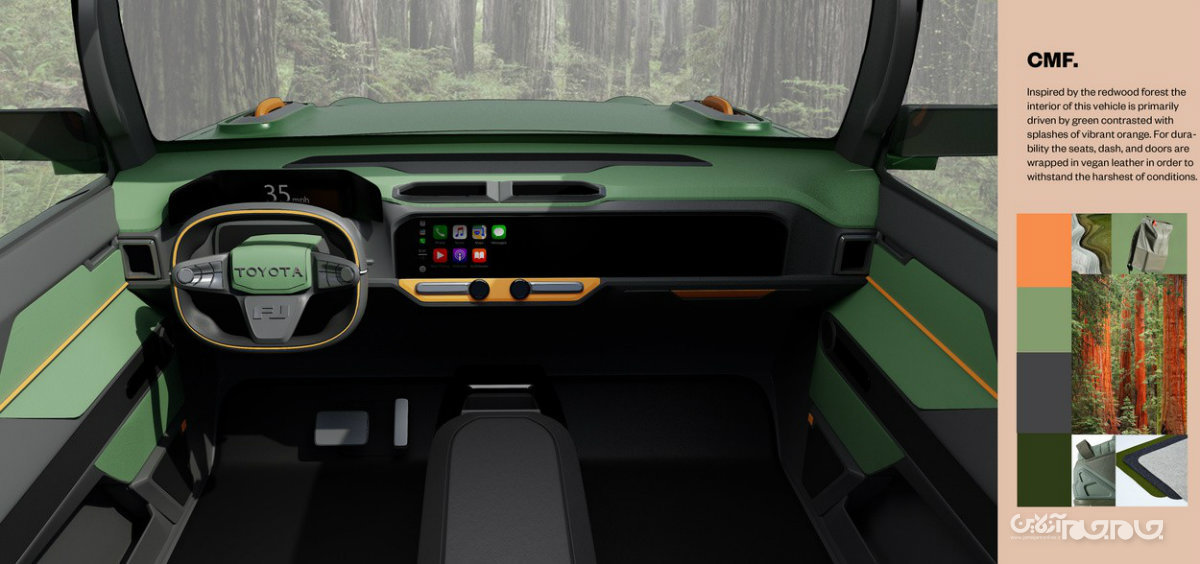 تویوتا FJ-E؛ حاصل یک پایان‌نامه دانشجویی و رقیبی مجازی برای فورد برانکو+عکس