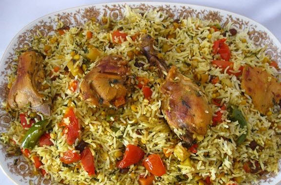 طرز تهیه بریانی مرغ بندری طرز تهیه بریانی مرغ بندری
