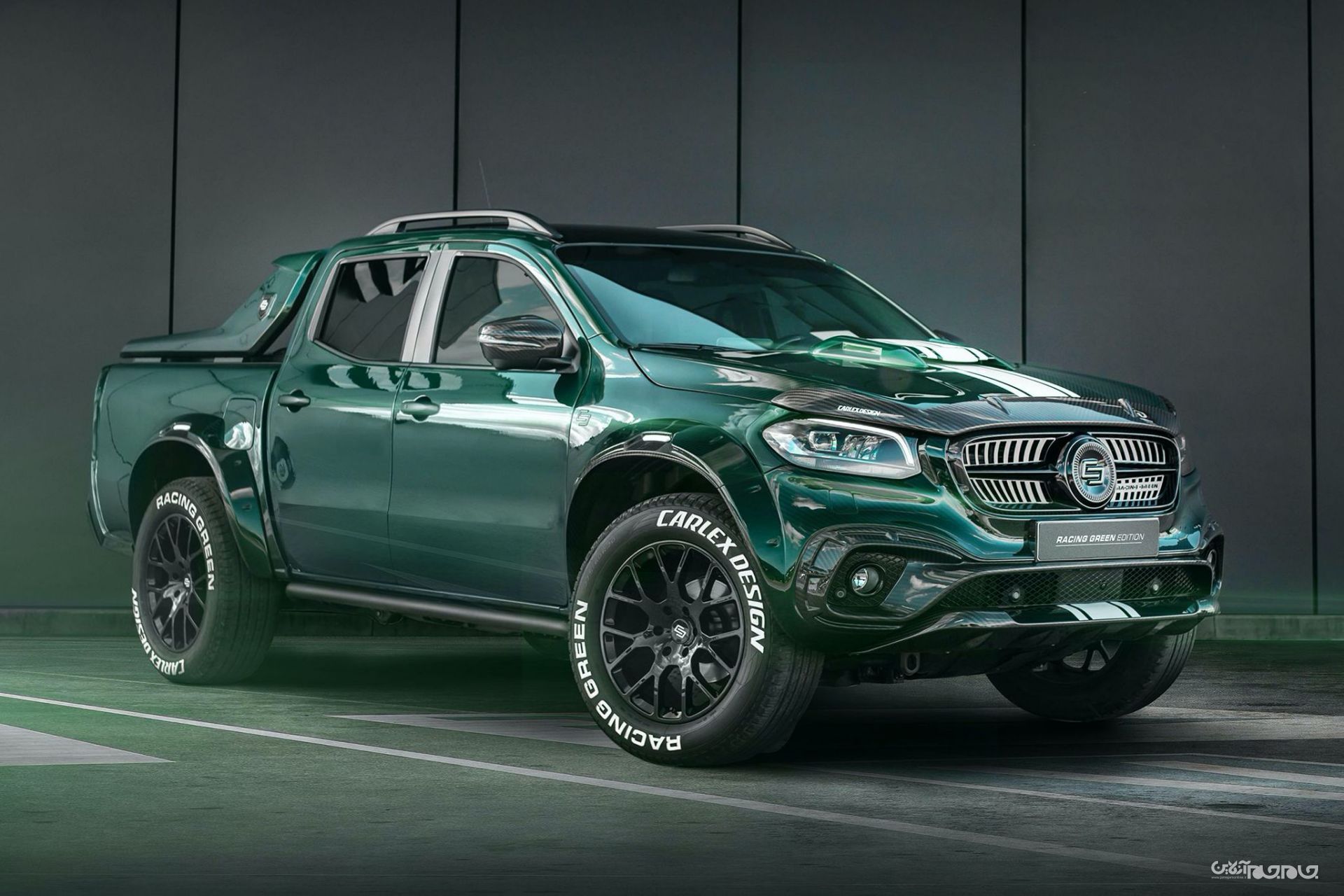 معرفی نسخه Racing Green مرسدس بنز X کلاس از سوی کارلکس دیزاین+عکس
