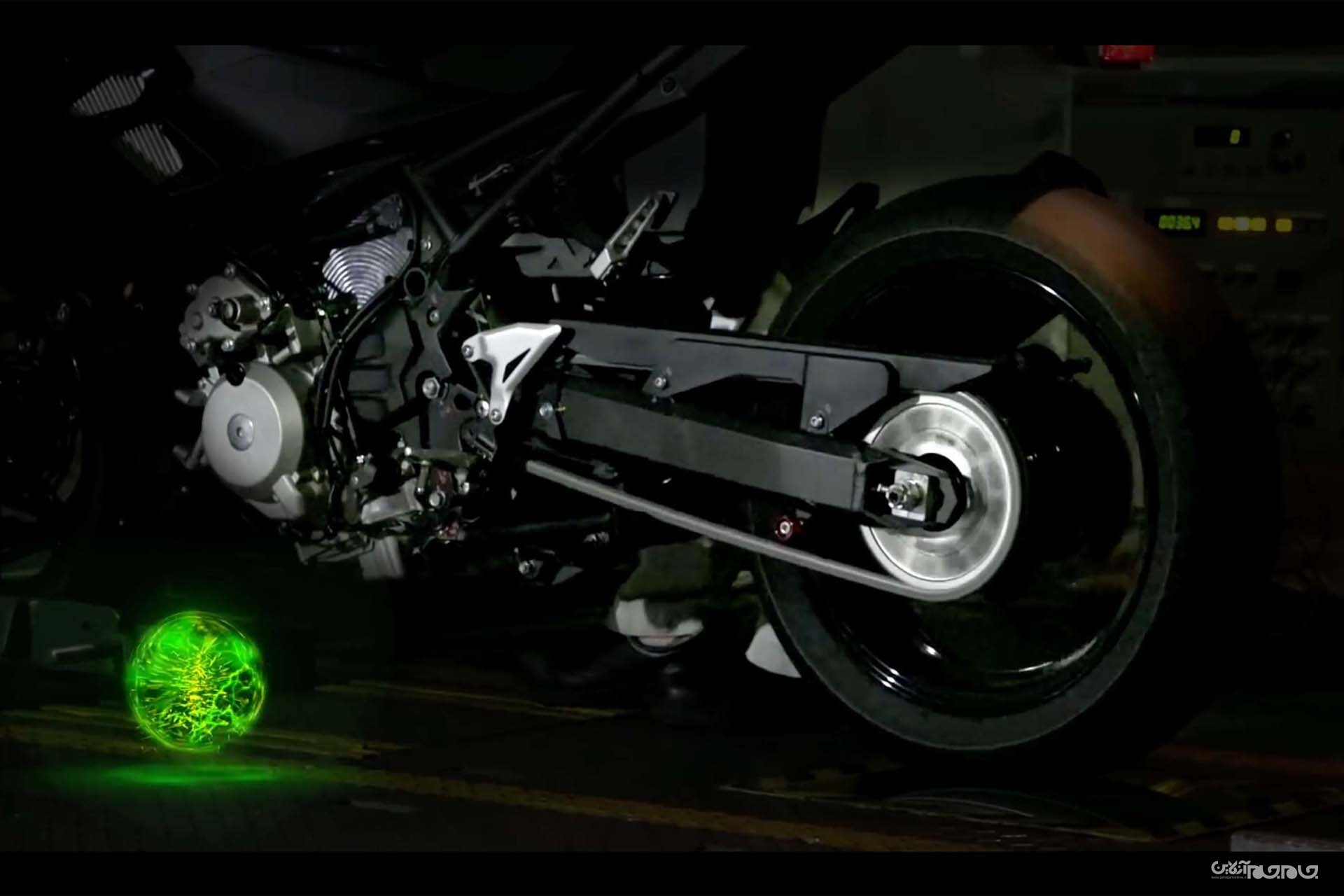 انتشار اطلاعاتی از پیشرانه هیبریدی موتورسیکلت توسط کاوازاکی+عکس