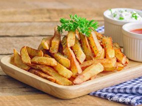طرز تهیه سیب زمینی سرخ کرده رستورانی