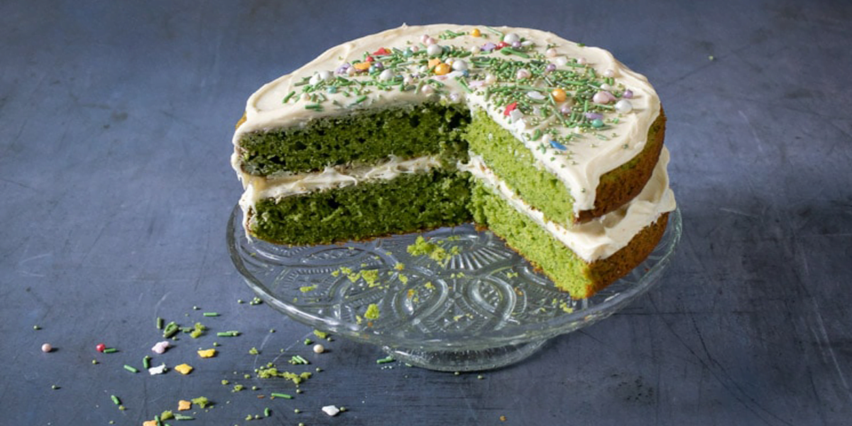 طرز تهیه کیک اسفناج