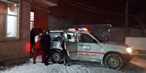 نجات جان مادر باردار در شب سرد زمستانی کاشمر
