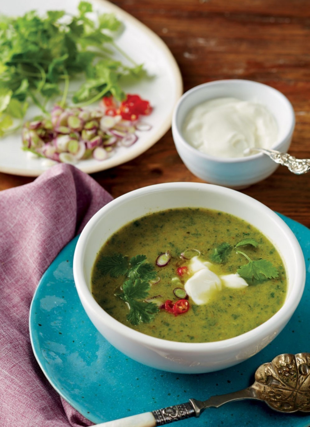 طرز تهیه سوپ خوشمزه گشنیز