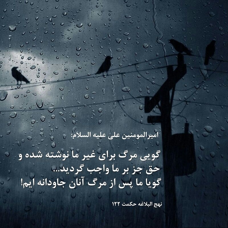 علل ترس از مرگ از منظر نهج البلاغه علل ترس از مرگ از منظر نهج البلاغه