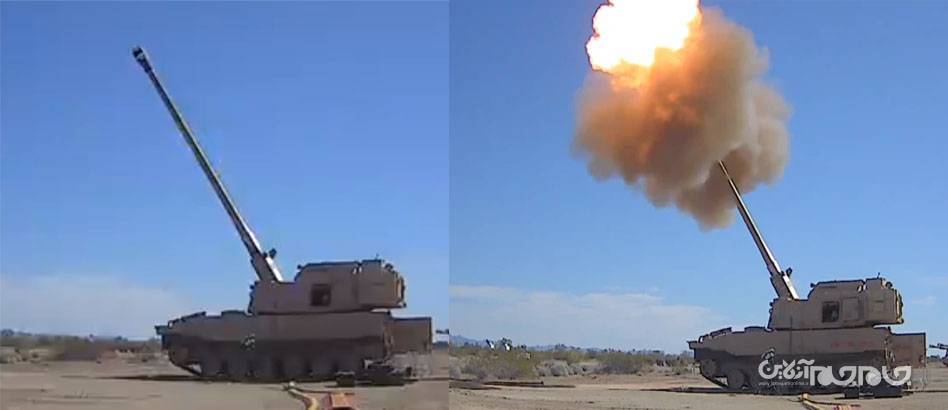 هویتزر ارتش آمریکا به رکورد جدیدی دست یافت+عکس