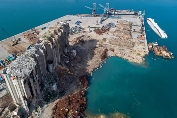 بندر بیروت؛ 6 ماه پس از انفجار مهیب (تصاویر) بندر بیروت؛ 6 ماه پس از انفجار مهیب (تصاویر)