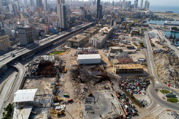 بندر بیروت؛ 6 ماه پس از انفجار مهیب (تصاویر) بندر بیروت؛ 6 ماه پس از انفجار مهیب (تصاویر)