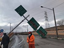 طوفان در مشهد بیش از ١١٠ حادثه را رقم زد