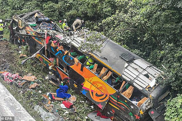 19 کشته در حادثه مرگبار اتوبوس