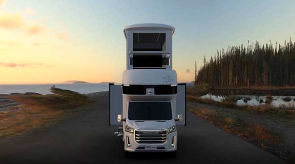 ویلایی دوبلکس روی چهار چرخ! (+تصاویر)