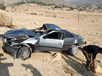 واژگونی خودرو در جاده اصفهان به نایین ۶ مصدوم داشت