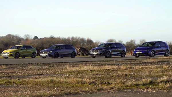 درگ هاچ‌بک‌های داغ آلمانی (+فیلم و عکس)