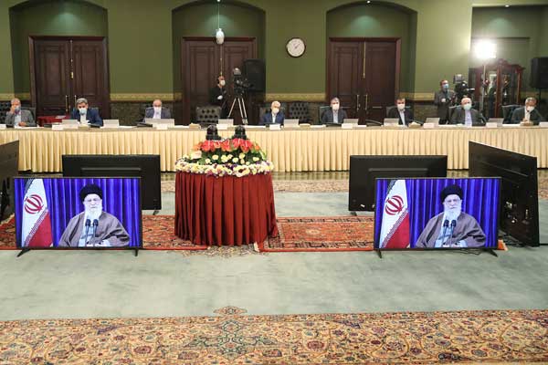 هم اکنون؛ حضور ویدیو کنفرانسی رهبر معظم انقلاب در ستاد ملی مدیریت بیماری کرونا (+عکس)