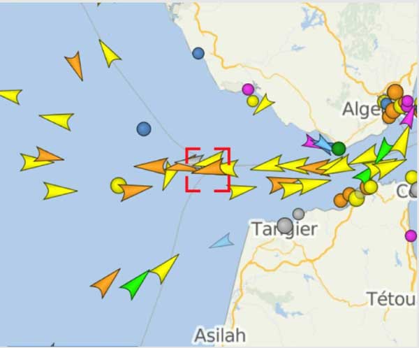 عبور چهارمین نفتکش حامل بنزین ایران از جبل الطارق عبور چهارمین نفتکش حامل بنزین ایران از جبل الطارق