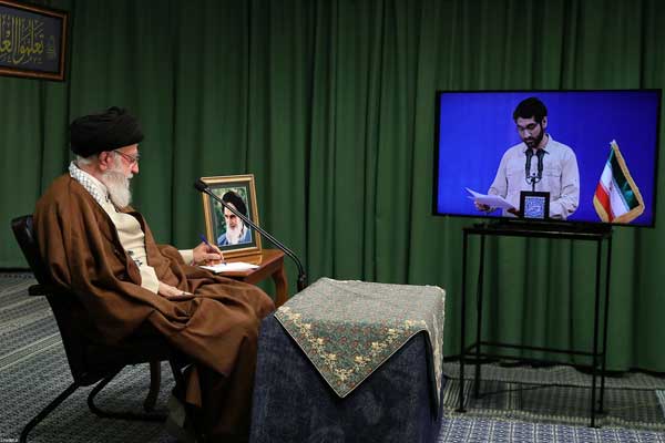 نشست نمایندگان تشکل‌های دانشجویی با رهبر معظم انقلاب اسلامی (+تصاویر)