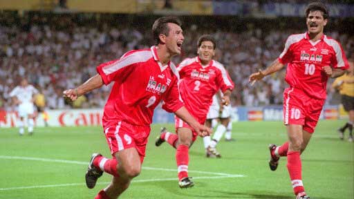 ۲۲ سال از برد تاریخی تیم ملی ایران در سیاسیترین بازی جام جهانی گذشت (+عکس) ۲۲ سال از برد تاریخی تیم ملی ایران در سیاسیترین بازی جام جهانی گذشت (+عکس)