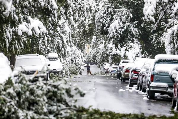 دور دنیا در قاب تصاویر؛ برف در تابستان