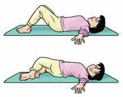 پیشگیری و درمان کمر درد با چند حرکت ساده +تصاویر پیشگیری و درمان کمر درد با چند حرکت ساده +تصاویر