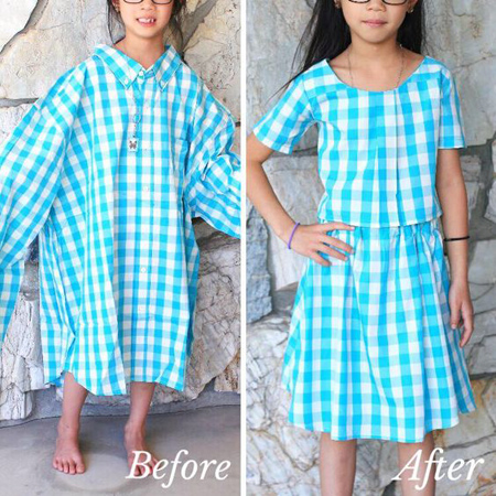 تبدیل لباس های قدیمی به لباس های مدرن + تصاویر تبدیل لباس های قدیمی به لباس های مدرن + تصاویر