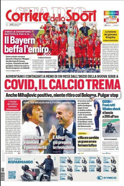 صفحه نخست روزنامه های ورزشی اروپا (تصاویر) صفحه نخست روزنامه های ورزشی اروپا (تصاویر)