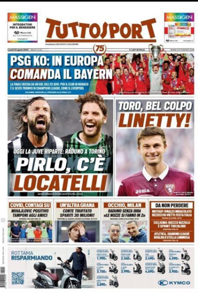 صفحه نخست روزنامه های ورزشی اروپا (تصاویر) صفحه نخست روزنامه های ورزشی اروپا (تصاویر)