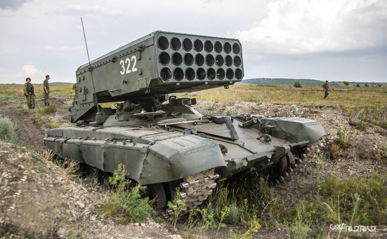 استفاده از جدیدترین سیستم راکت انداز سنگین روسیه در رزمایش 