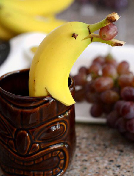 ایده های جالب برای تزئین موز