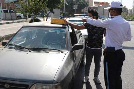 جمعآوری تابلوهای «آژانس» از روی سقف خودروهای شخصی