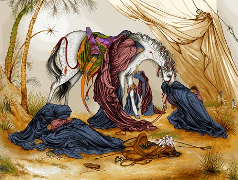 جایگاه اسب در آثار ادبی و اسطوره ای