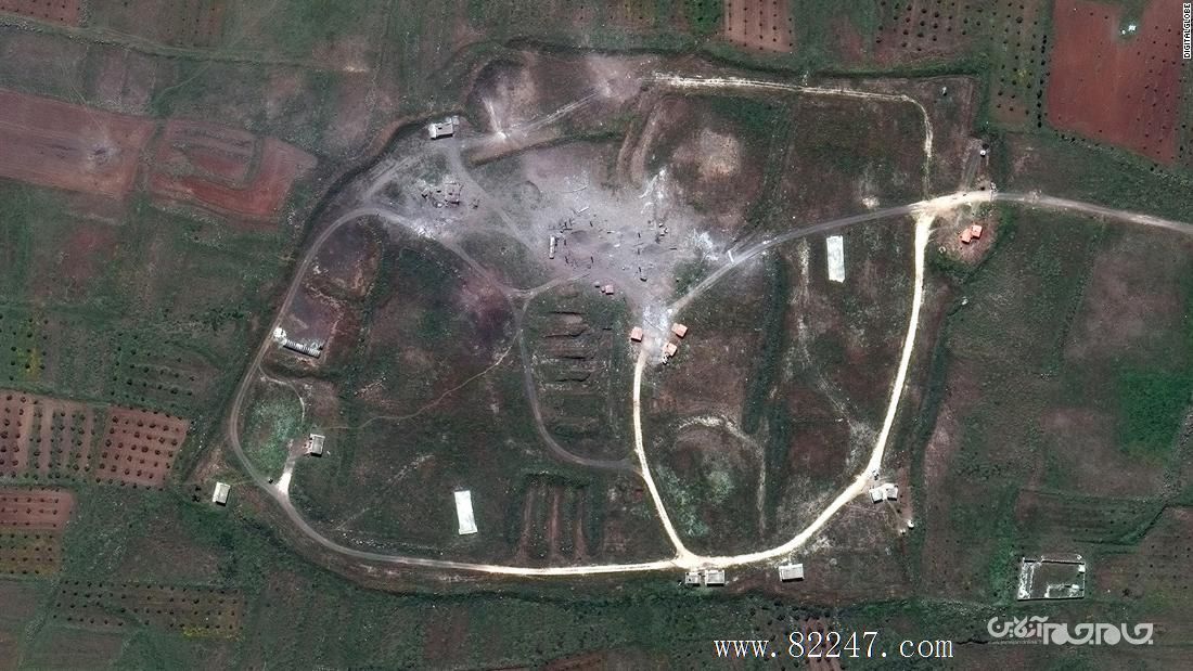 واقعا ۱۰۵ موشک به سمت ۳ هدف آسان در سوریه شلیک شد؟/ فاکتورسازی تاجرترین رییس‌جمهور آمریکا برای دوشیدن اسپانسرهای خام +تصاویر ماهواره‌ای