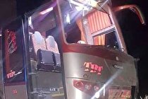 راننده اسکانیا حادثه آفرید