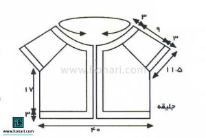 آموزش بافت ژاکت و جلیقه کودک با دو میل