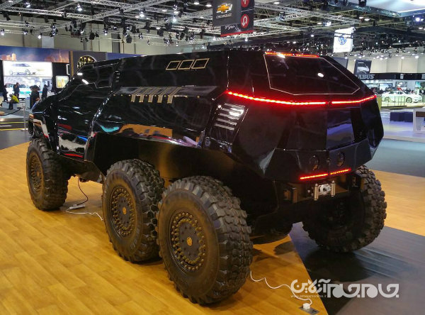 با هیولای 6 چرخ Devel Sixty آشنا شوید؛ دومین سوپر اتومبیل شرکت اماراتی Devel Motors+عکس