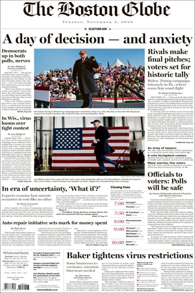 صفحه نخست روزنامه های امروز ایالات متحده آمریکا (تصاویر) صفحه نخست روزنامه های امروز ایالات متحده آمریکا (تصاویر)