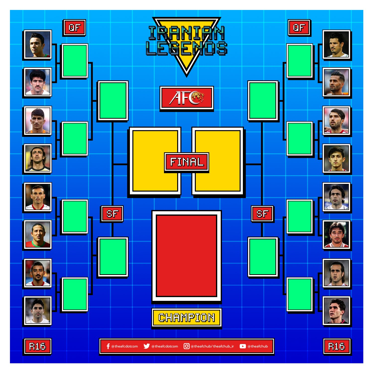 نظرسنجی AFC برای انتخاب اسطوره تاریخ فوتبال ایران