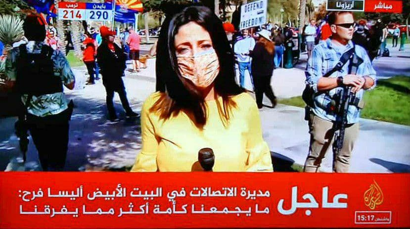 طرفداران ترامپ با سلاح گرم به خیابان‌ها آمدند(+عکس)