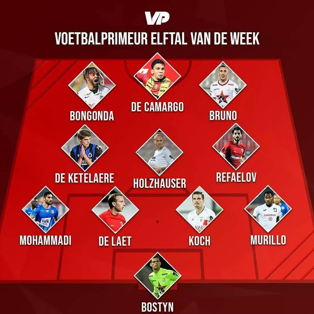 میلاد محمدی در تیم منتخب هفته لیگ بلژیک+عکس