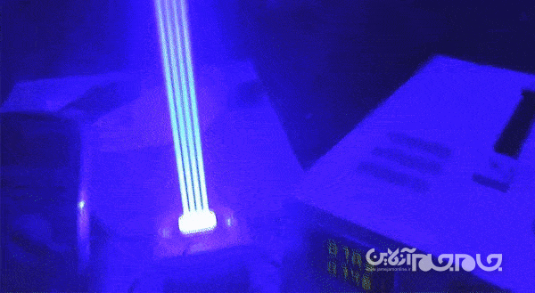 قوی‌ترین لیزر دستی دنیا شیشه را در چند ثانیه ذوب می‌کند+عکس
