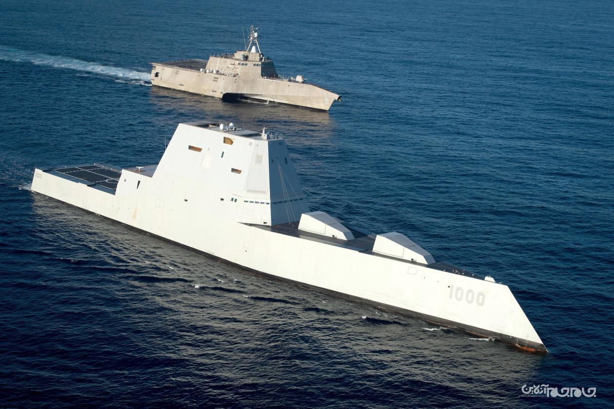 هر آنچه که باید در مورد ناوشکن های پنهانکار و پیشرفته کلاس «USS Zumwalt» بدانید+عکس