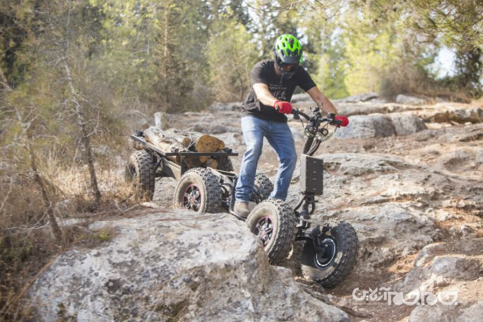 ای زد رَیدر؛ اسکوتر آفرود سبک با موتور الکتریکی برای حرکت سربازان در زمین های ناهموار+عکس