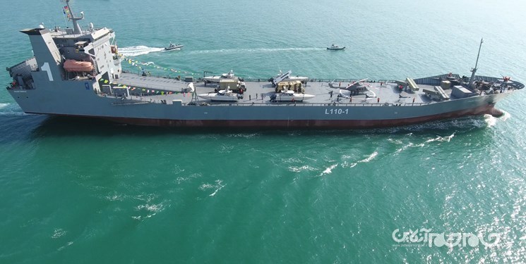 الحاق ناو اقیانوس پیمای شهید رودکی به نیروی دریایی سپاه+عکس