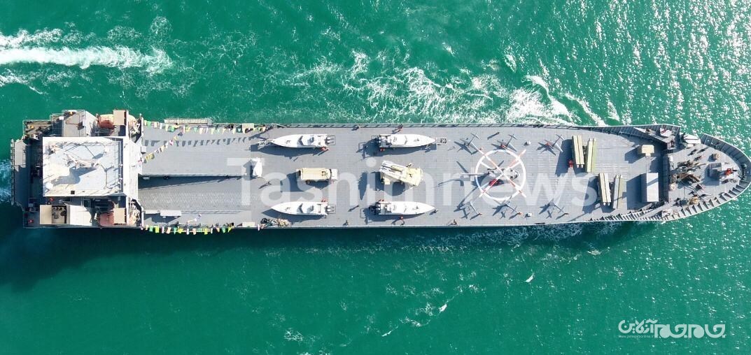 الحاق ناو اقیانوس پیمای شهید رودکی به نیروی دریایی سپاه+عکس