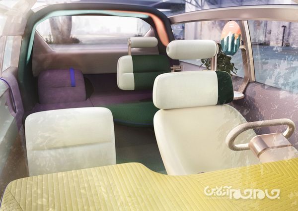 ایده‌ای برای سفرهای اشتراکی آینده؛ کانسپت مینی Vision Urbanaut معرفی شد+عکس