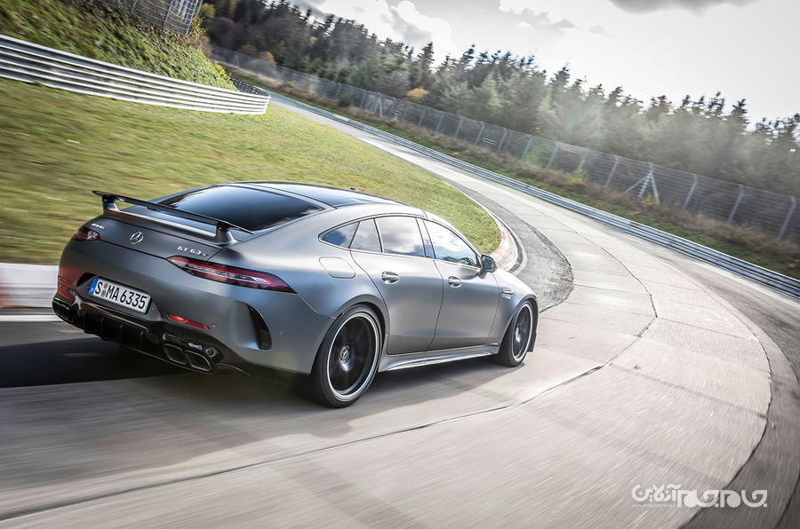 کسب مجدد رکورد سریع ترین سدان پیست نوربرگ رینگ توسط مرسدس AMG GT 4+عکس