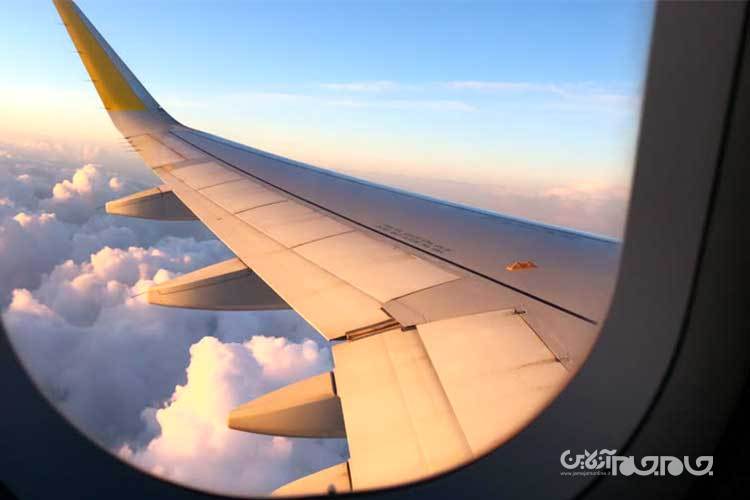 علت خمیدگی بال‌های هواپیما به هنگام پرواز چیست؟+عکس