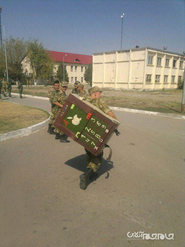 سربازان و مجازات‌های عجیب در روسیه+عکس