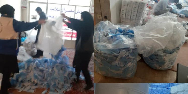 کشف ۸۰هزار عدد ماسک احتکار شده در مسجدسلیمان کشف ۸۰هزار عدد ماسک احتکار شده در مسجدسلیمان