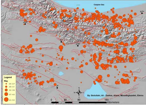 ثبت زمین لرزه ۴ ریشتری در استان خوزستان/ وقوع ۲ زلزله در اطراف تهران ثبت زمین لرزه ۴ ریشتری در استان خوزستان/ وقوع ۲ زلزله در اطراف تهران